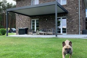 Lamellendach Algarve bei Leipzig