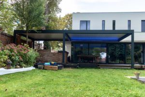 Lamellendach Renson Camargue gekoppelt