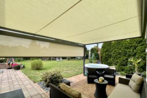 Pergolamarkise Fame21 mit Fixscreen