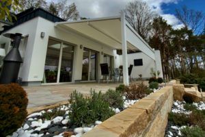 Textiles Terrassendach Renson LaPure