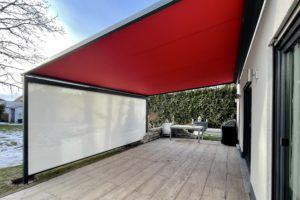 Pergolamarkise Fame21 mit Fixscreen