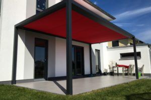 Freistehende Pergolamarkise Qbus