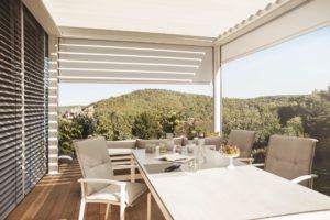 komfortables Lamellendach 