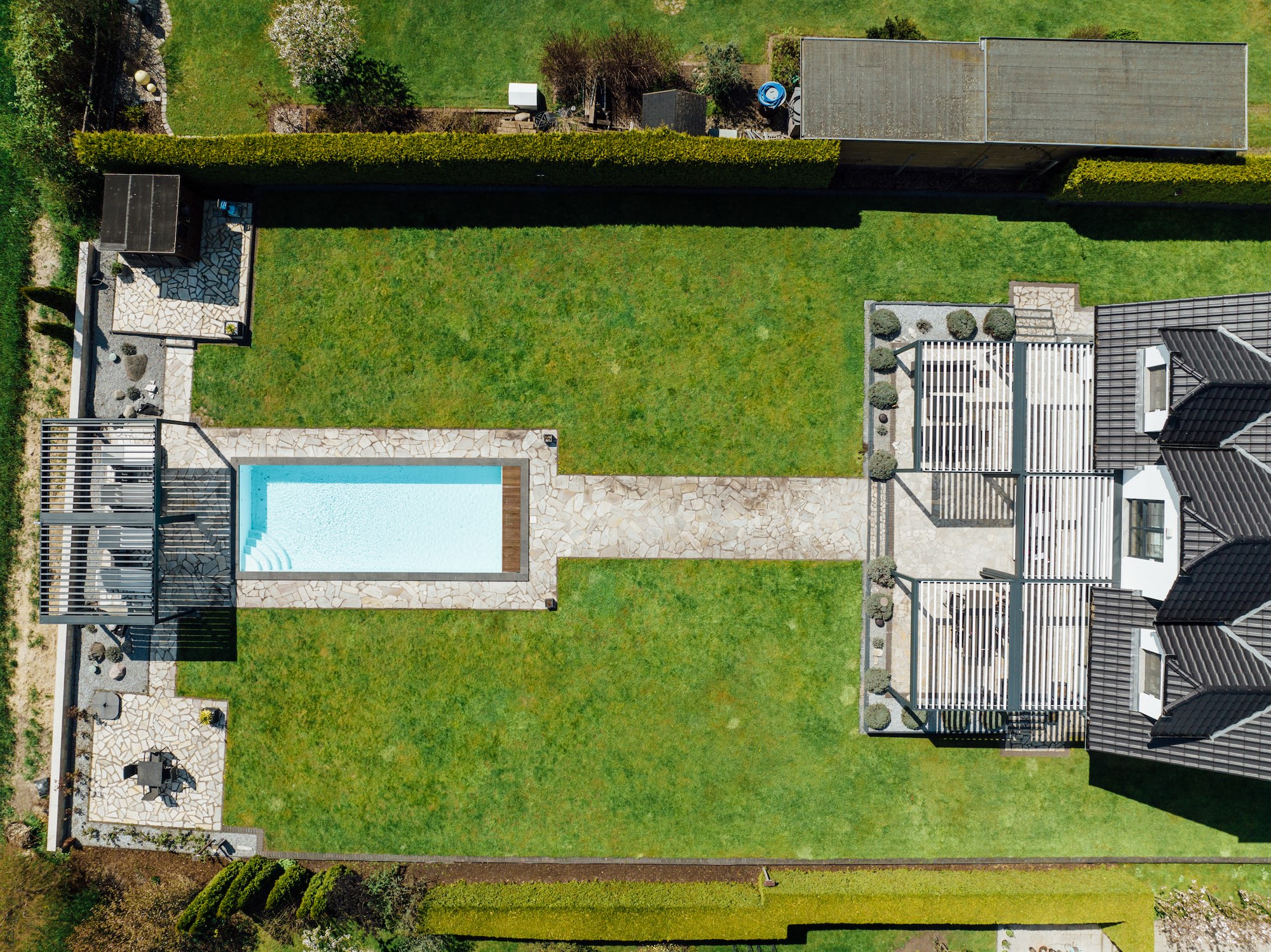 Gekoppelte Terrassenüberdachung für optimale Nutzung Ihrer Außenflächen