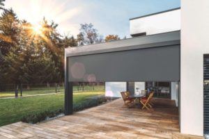 besonders windstabil durch easyZIP Führung des Tuches und Tuchwellenabstützung für mehr Stabilität