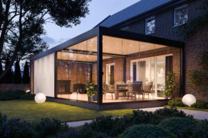 Schatteria Luxe als Outdoor-Living-Wohnzimmer